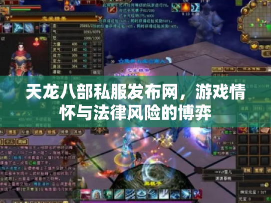 天龙八部私服发布网，游戏情怀与法律风险的博弈