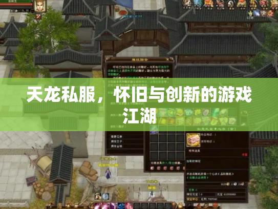 天龙私服，怀旧与创新的游戏江湖