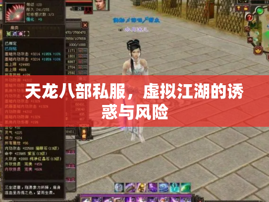 天龙八部私服，虚拟江湖的诱惑与风险