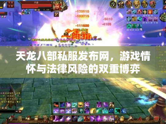 天龙八部私服发布网，游戏情怀与法律风险的双重博弈