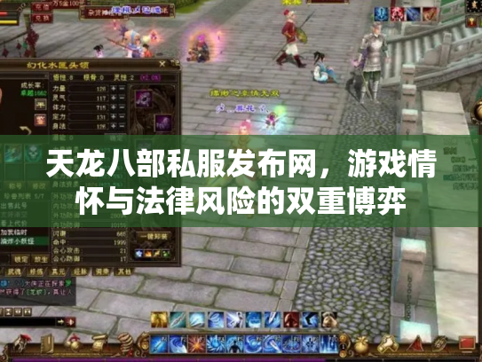 天龙八部私服发布网，游戏情怀与法律风险的双重博弈