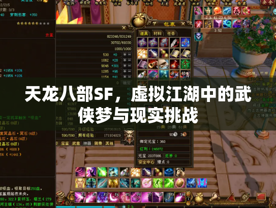 天龙八部SF，虚拟江湖中的武侠梦与现实挑战