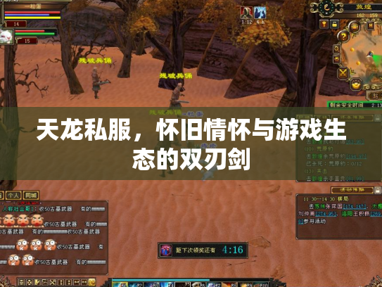 天龙私服，怀旧情怀与游戏生态的双刃剑