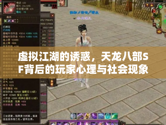 虚拟江湖的诱惑，天龙八部SF背后的玩家心理与社会现象