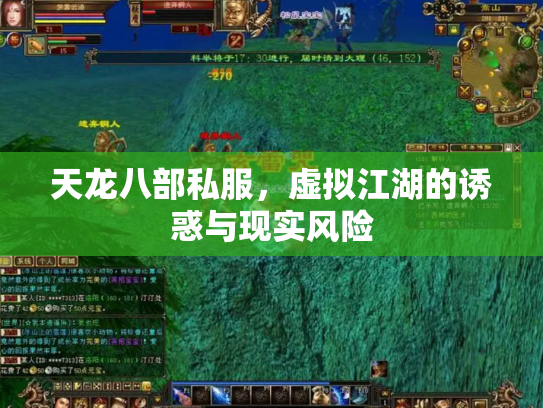 天龙八部私服，虚拟江湖的诱惑与现实风险