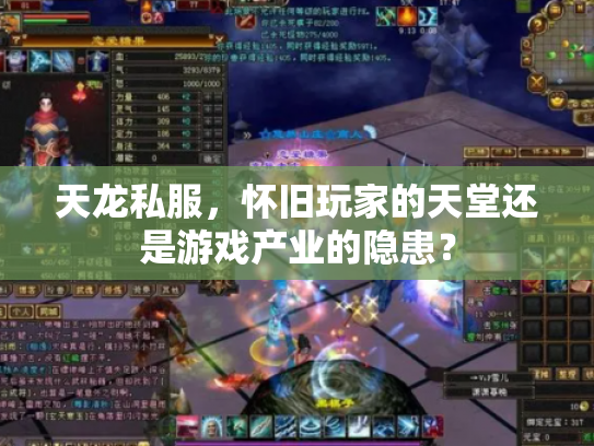 天龙私服，怀旧玩家的天堂还是游戏产业的隐患？