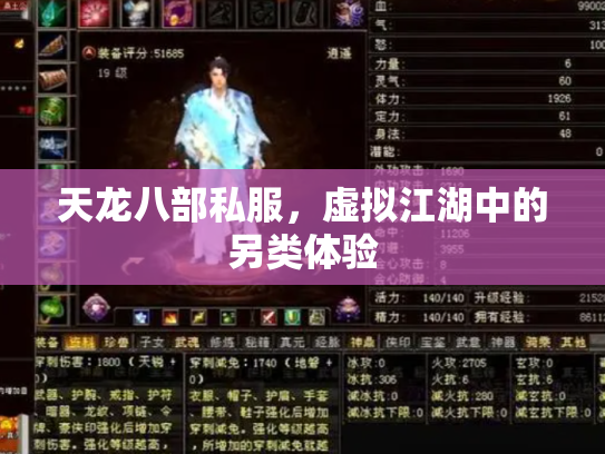 天龙八部私服，虚拟江湖中的另类体验