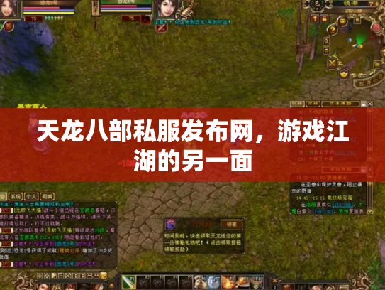 天龙八部私服发布网，游戏江湖的另一面