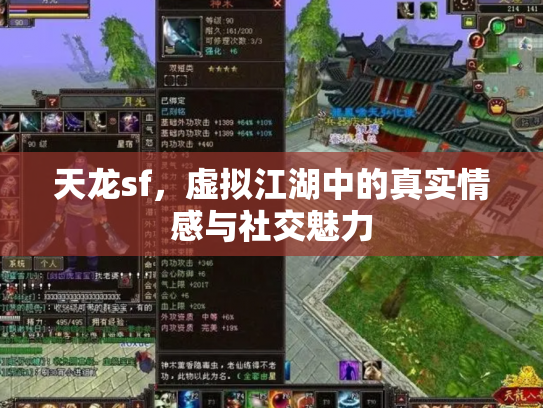 天龙sf，虚拟江湖中的真实情感与社交魅力