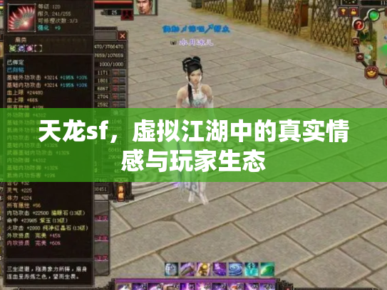 天龙sf，虚拟江湖中的真实情感与玩家生态