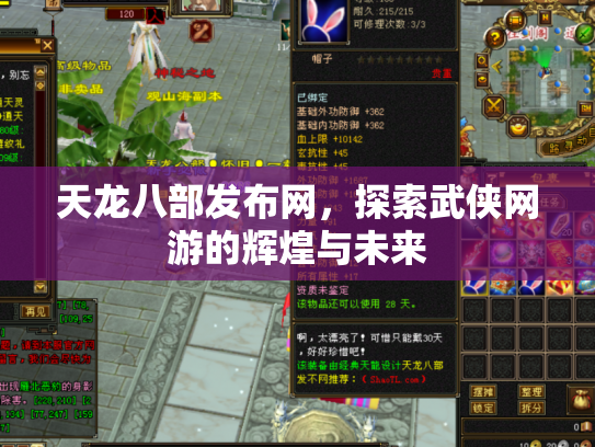 天龙八部发布网，探索武侠网游的辉煌与未来