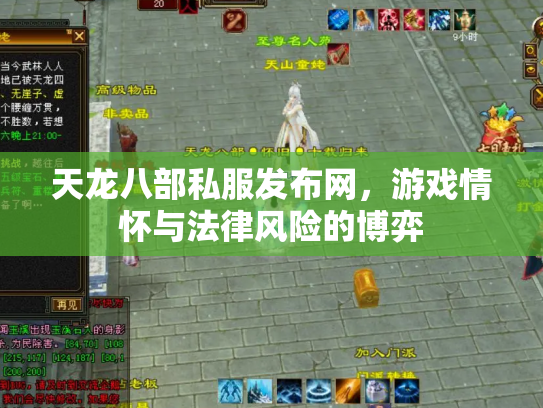 天龙八部私服发布网，游戏情怀与法律风险的博弈