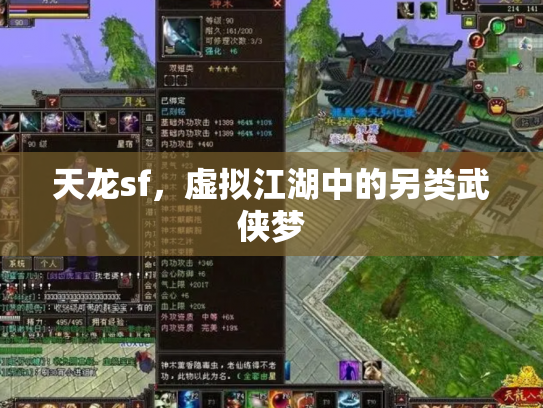 天龙sf，虚拟江湖中的另类武侠梦