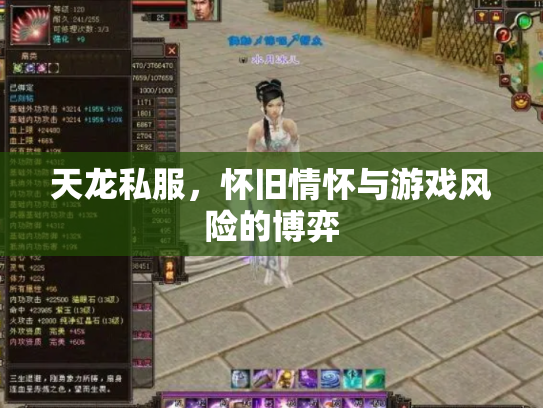 天龙私服，怀旧情怀与游戏风险的博弈