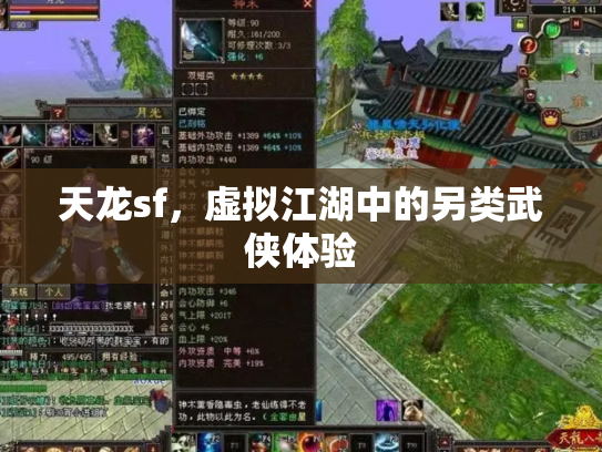 天龙sf，虚拟江湖中的另类武侠体验