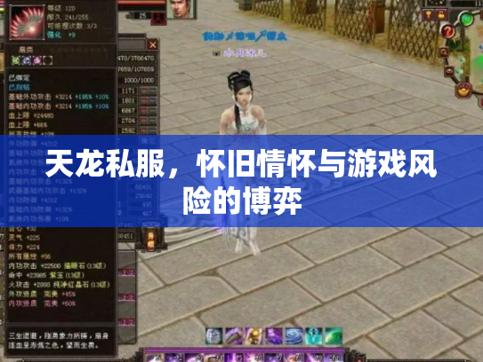 天龙私服，怀旧情怀与游戏风险的博弈