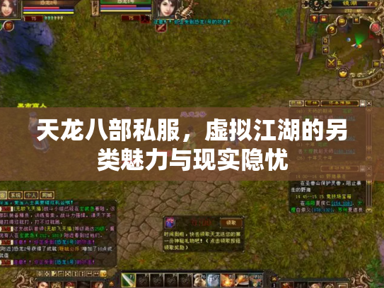 天龙八部私服，虚拟江湖的另类魅力与现实隐忧