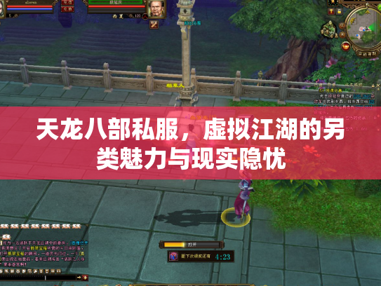 天龙八部私服，虚拟江湖的另类魅力与现实隐忧