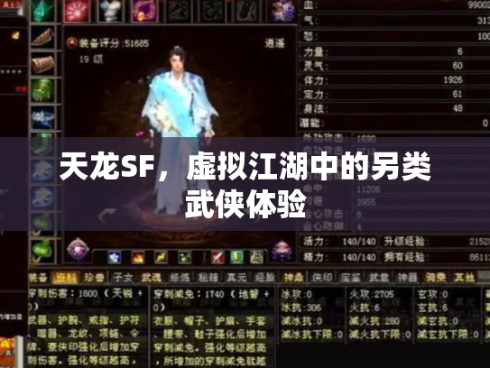 天龙SF，虚拟江湖中的另类武侠体验