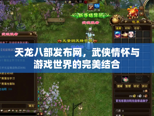 天龙八部发布网，武侠情怀与游戏世界的完美结合