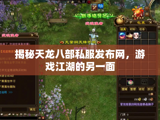 揭秘天龙八部私服发布网，游戏江湖的另一面
