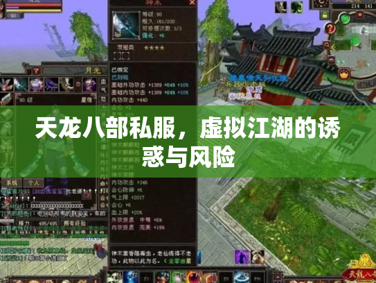天龙八部私服，虚拟江湖的诱惑与风险