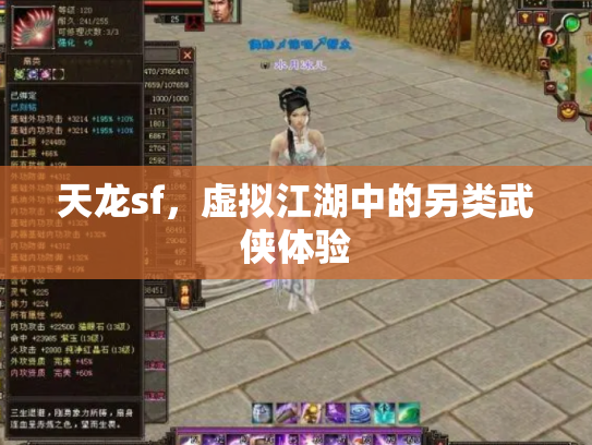 天龙sf，虚拟江湖中的另类武侠体验