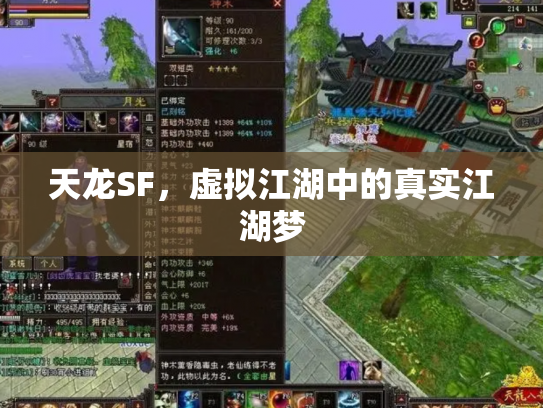 天龙SF，虚拟江湖中的真实江湖梦