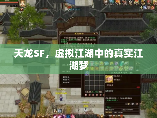 天龙SF，虚拟江湖中的真实江湖梦