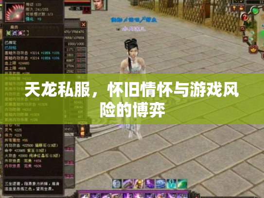 天龙私服，怀旧情怀与游戏风险的博弈
