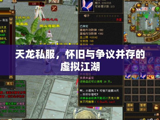 天龙私服，怀旧与争议并存的虚拟江湖