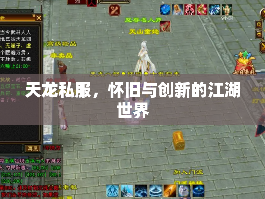 天龙私服，怀旧与创新的江湖世界