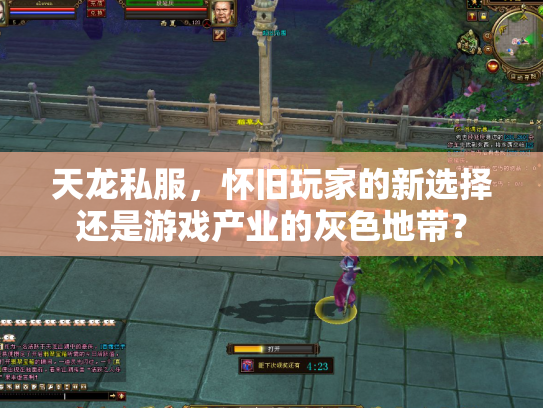 天龙私服，怀旧玩家的新选择还是游戏产业的灰色地带？