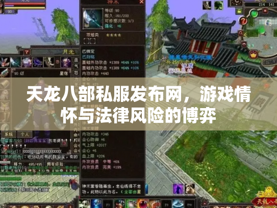 天龙八部私服发布网，游戏情怀与法律风险的博弈