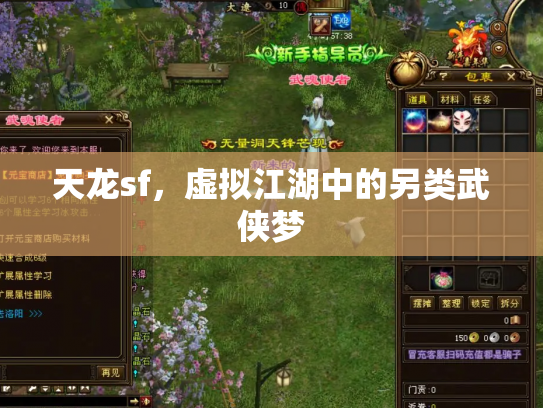 天龙sf，虚拟江湖中的另类武侠梦