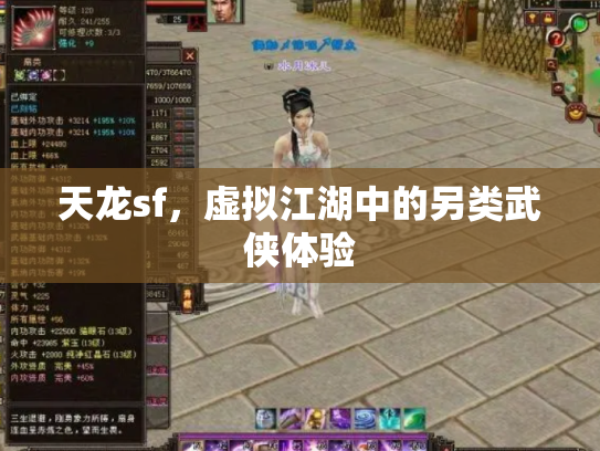 天龙sf，虚拟江湖中的另类武侠体验