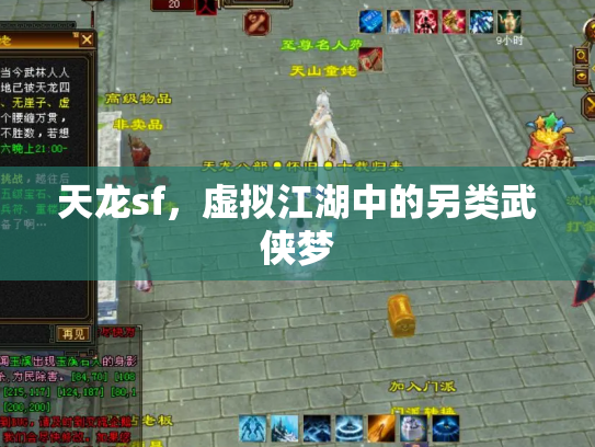 天龙sf，虚拟江湖中的另类武侠梦