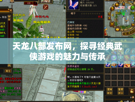 天龙八部发布网，探寻经典武侠游戏的魅力与传承