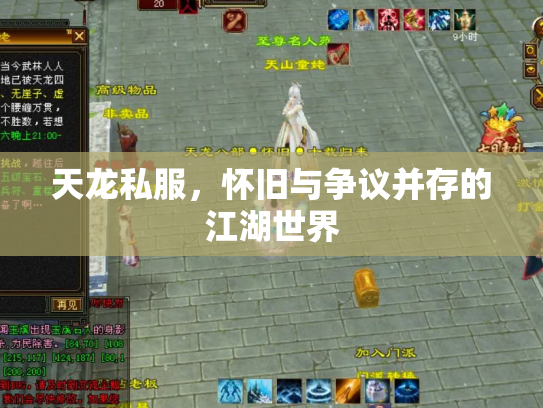 天龙私服，怀旧与争议并存的江湖世界