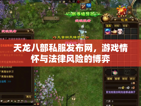 天龙八部私服发布网，游戏情怀与法律风险的博弈