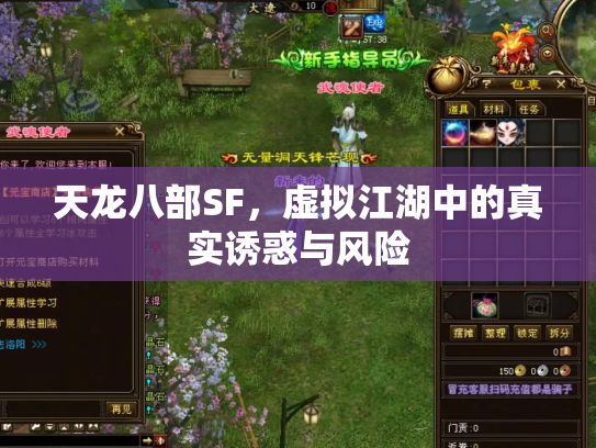 天龙八部SF，虚拟江湖中的真实诱惑与风险