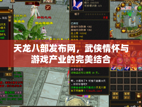 天龙八部发布网，武侠情怀与游戏产业的完美结合