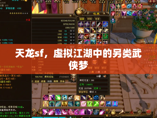 天龙sf，虚拟江湖中的另类武侠梦