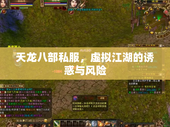 天龙八部私服，虚拟江湖的诱惑与风险