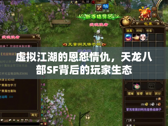 虚拟江湖的恩怨情仇，天龙八部SF背后的玩家生态