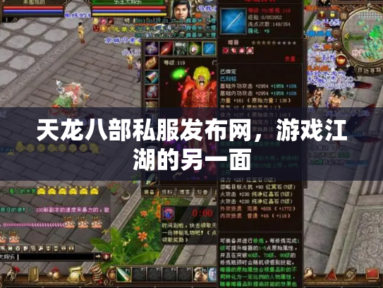 天龙八部私服发布网，游戏江湖的另一面