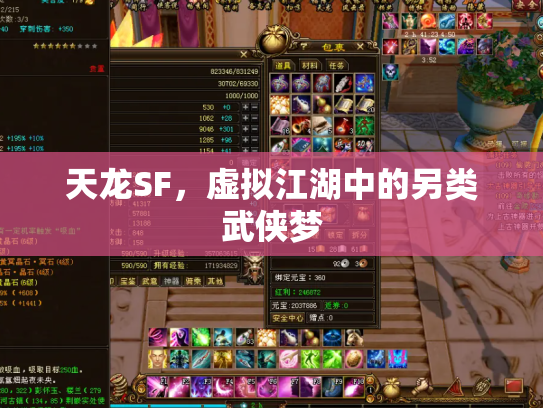 天龙SF，虚拟江湖中的另类武侠梦