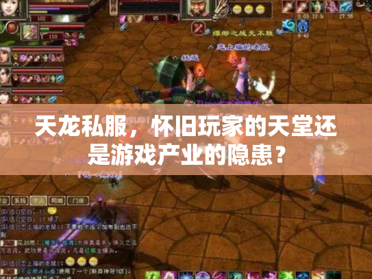 天龙私服，怀旧玩家的天堂还是游戏产业的隐患？
