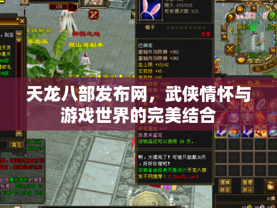 天龙八部发布网，武侠情怀与游戏世界的完美结合
