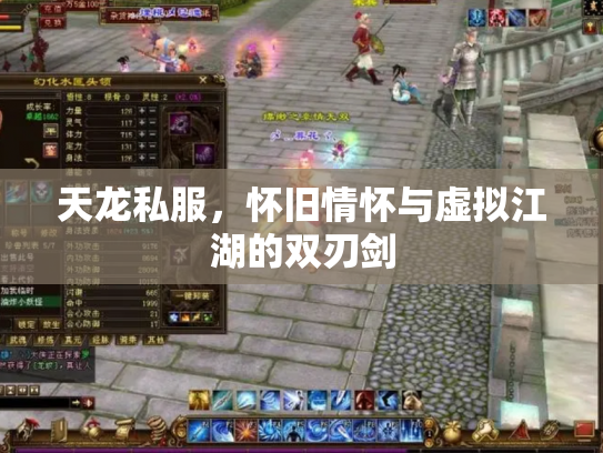 天龙私服，怀旧情怀与虚拟江湖的双刃剑